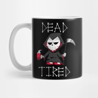 Dead Tired (Red) Mug